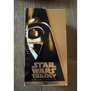 Star Wars Trilogy Special Edition VHS Box Set 1997 Gold THX Digitally Mastered
